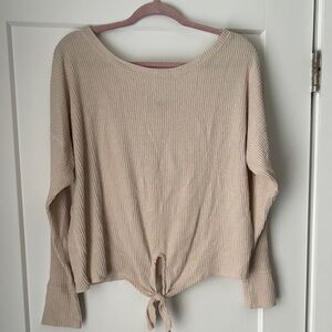 Abercrombie & Fitch Ribbed Soft Long Sleeve Shirt
